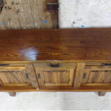 Brutalist elm buffet