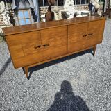 Vintage 4-door sideboard from the 60s in oak