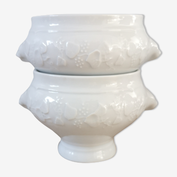 Lot de 2 bols porcelaine CNP