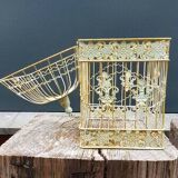 Cage à oiseaux carrée en métal