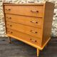 Commodity has 4 scandinavian style drawers, 60s