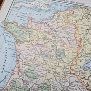 Printed in 1900, France in 1453. Original Authentic Vintage.