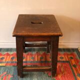 Oak work stool