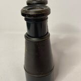 Old pair of XXth leather-wrapped binoculars