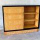 Buffet 1950 signed, lacquered black and sycamore