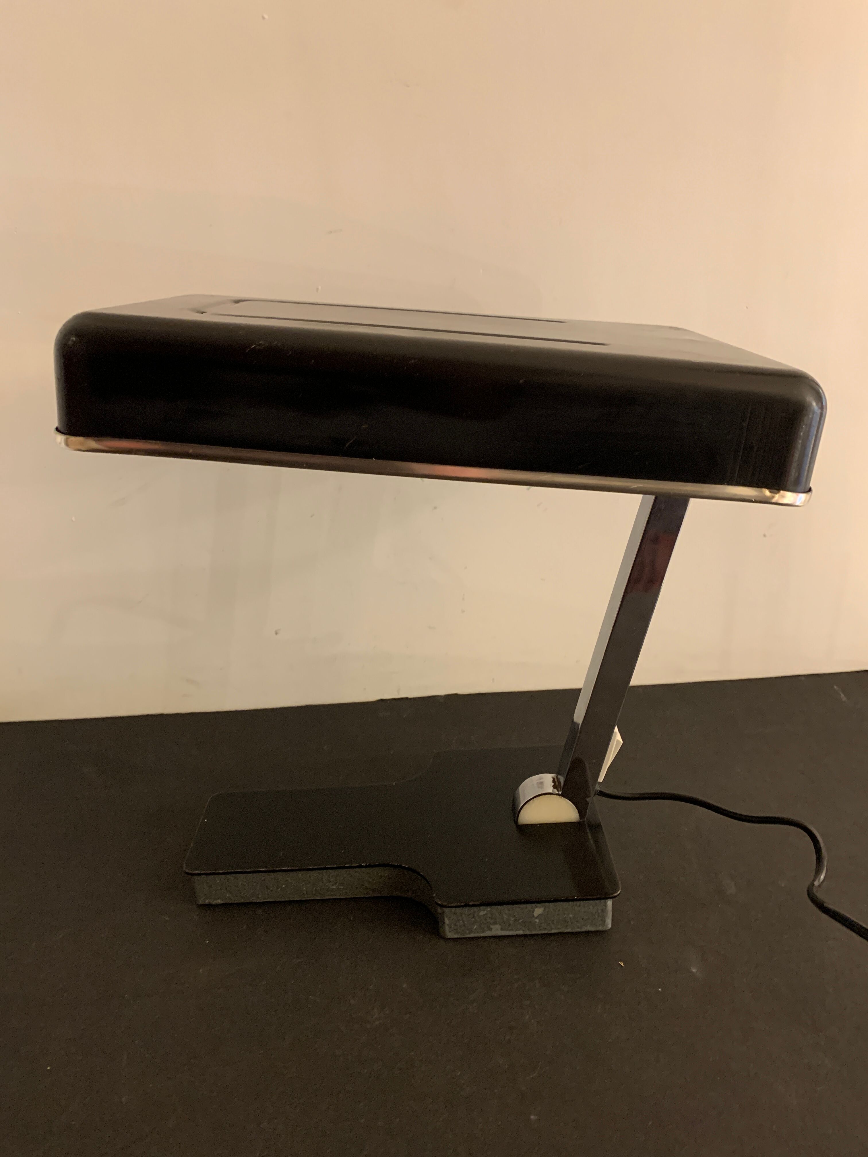 Adjustable Fase lamp, model Mini Fase in black metal, 1960