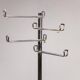 Metal coat rack 4 arms 70s vintage modern