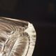 Vase rouleau en cristal taillé Val Saint Lambert