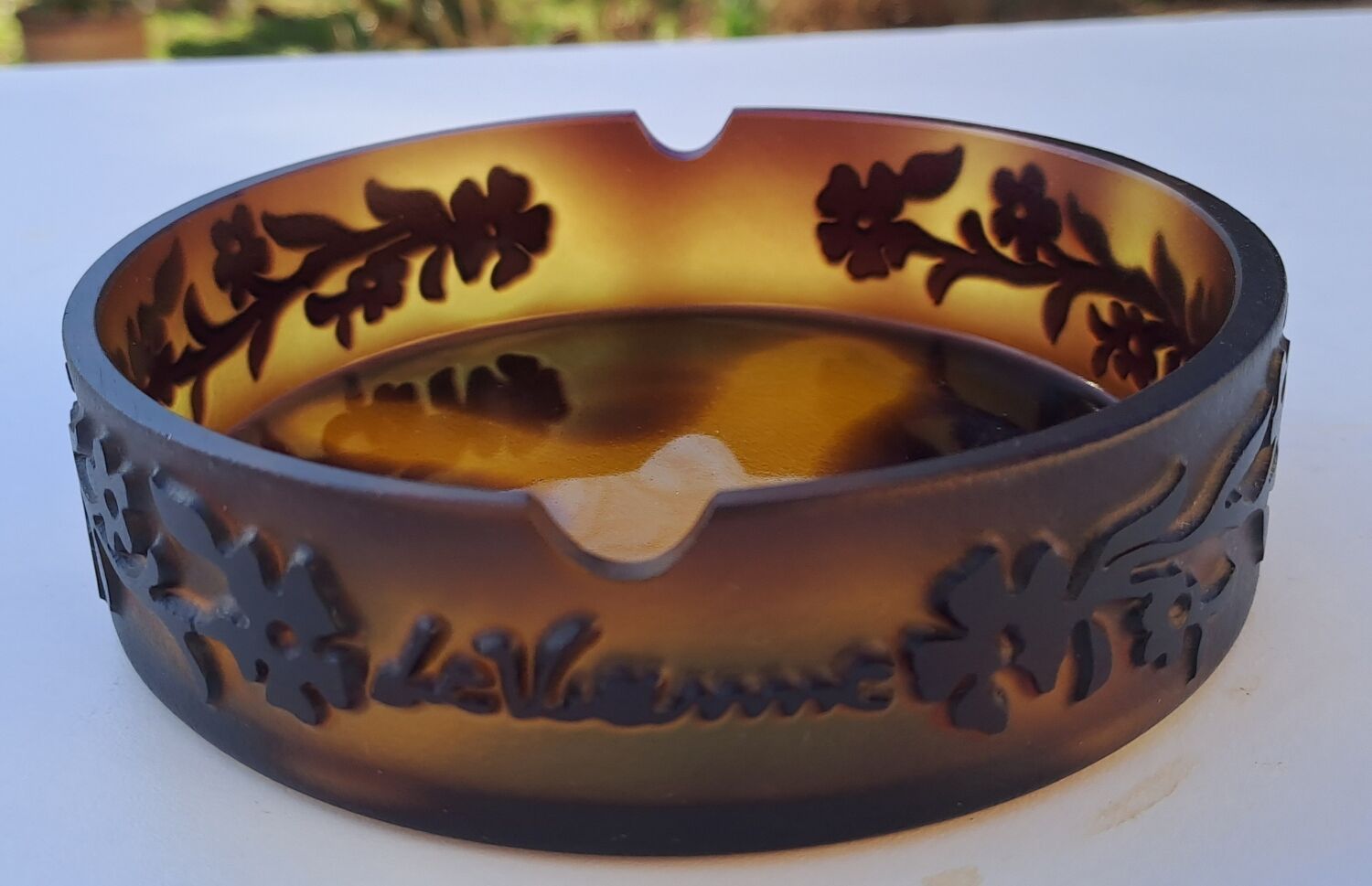 Ashtray glass paste Le Vianne