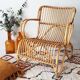 Armchair in vintage rattan years 60