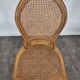 Pair of caned chairs in Louis XVI style