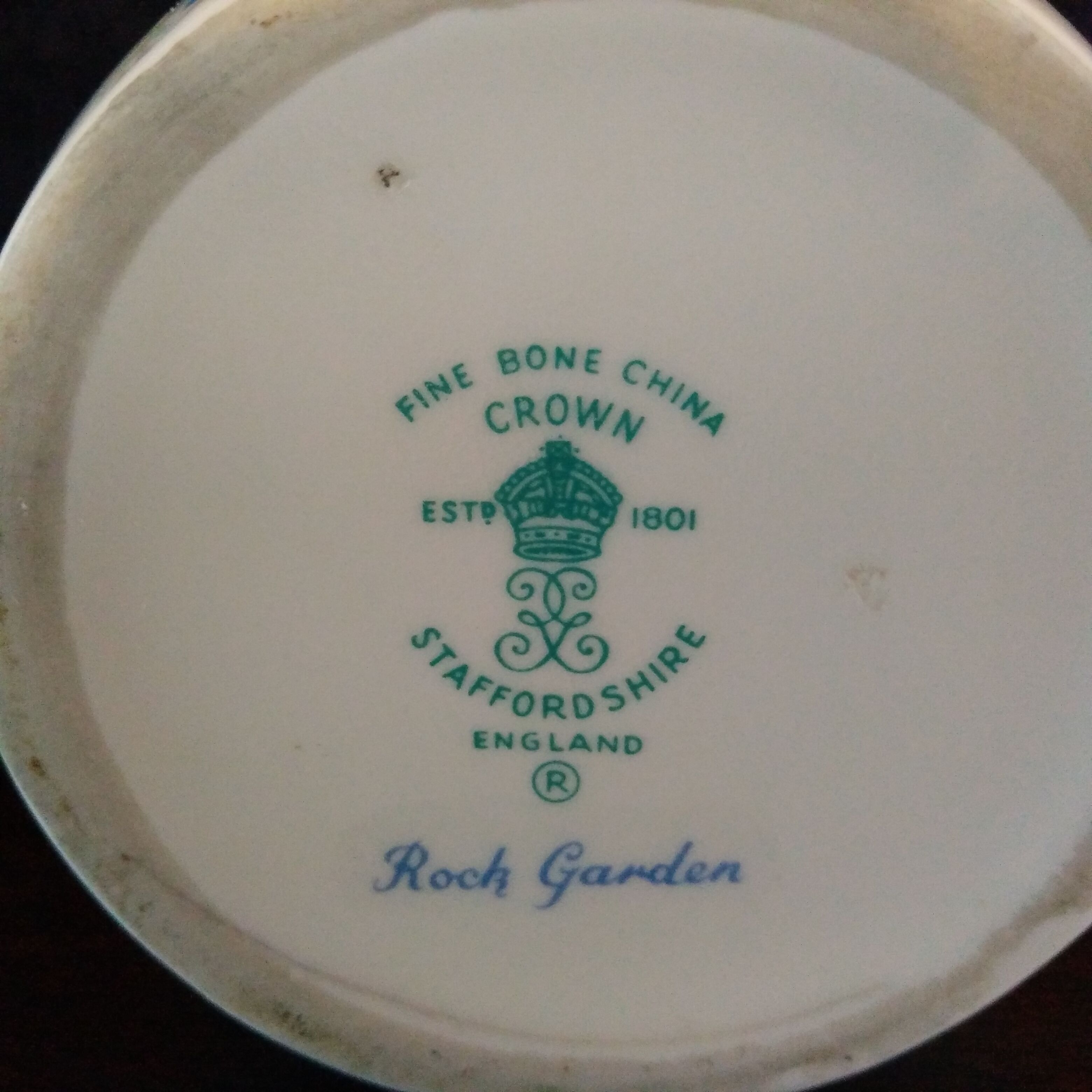 Vase Anglais, porcelaine, décor floral XX ème siècle Selency