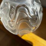 Vase en cristal lalique france – modèle “vibration” (2006) – parfait état