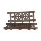 2 carved wooden railings from the 19th century. Century