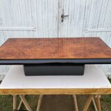 N1 coffee table in vintage 70s elm burl