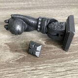 Vintage hand door knocker