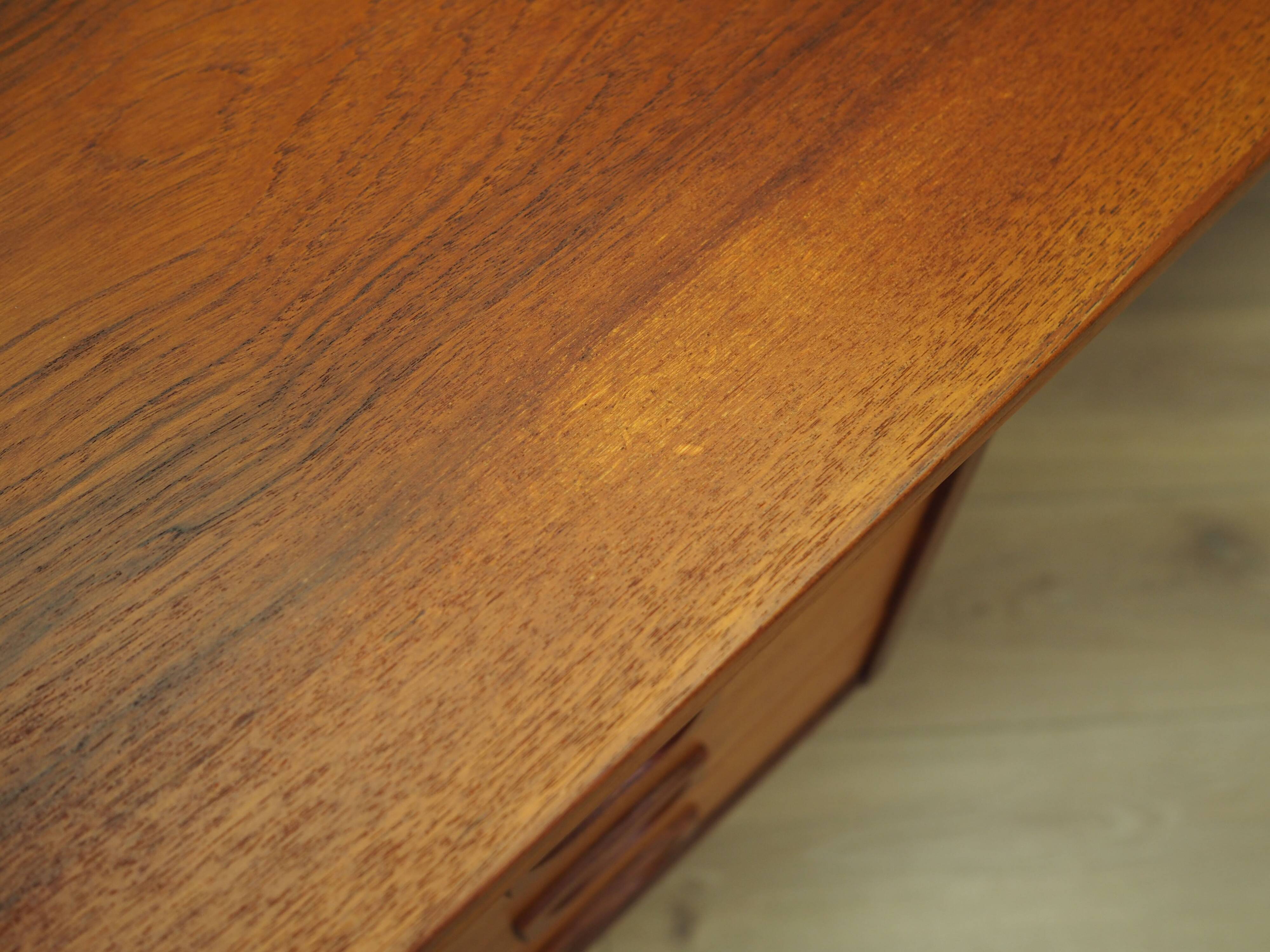 Teak desk, Danish design, 1970s, production: Denmark