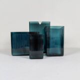 Midcentury Modern collection of ten "Ice" vases by Gullaskruf, Sweden, 1960s.