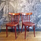 Pair of vintage bistro chairs