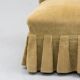 Beige corduroy crapaud lounge chair 1960s