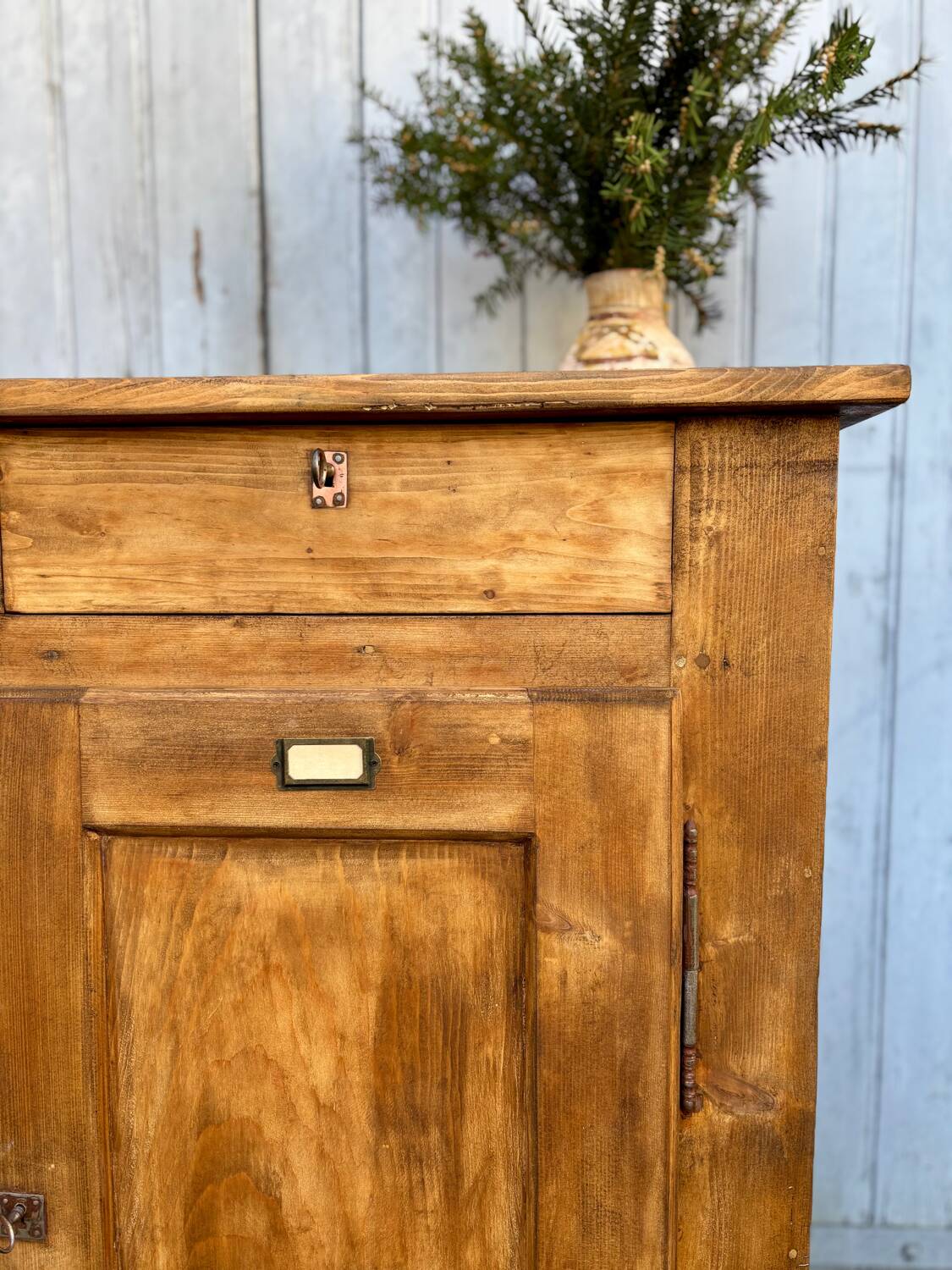 Antique solid wood sideboard