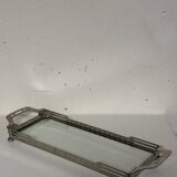 Art Nouveau style Hoffmann-style glass tray, Ofner design, 1920