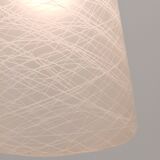 Brass Crown Pendant Light in Gio Ponti Style, Mid-Century, Italy, 1950s