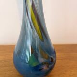 Speckled blue soliflore vase