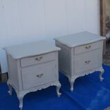 Pair of bedside tables style L XV