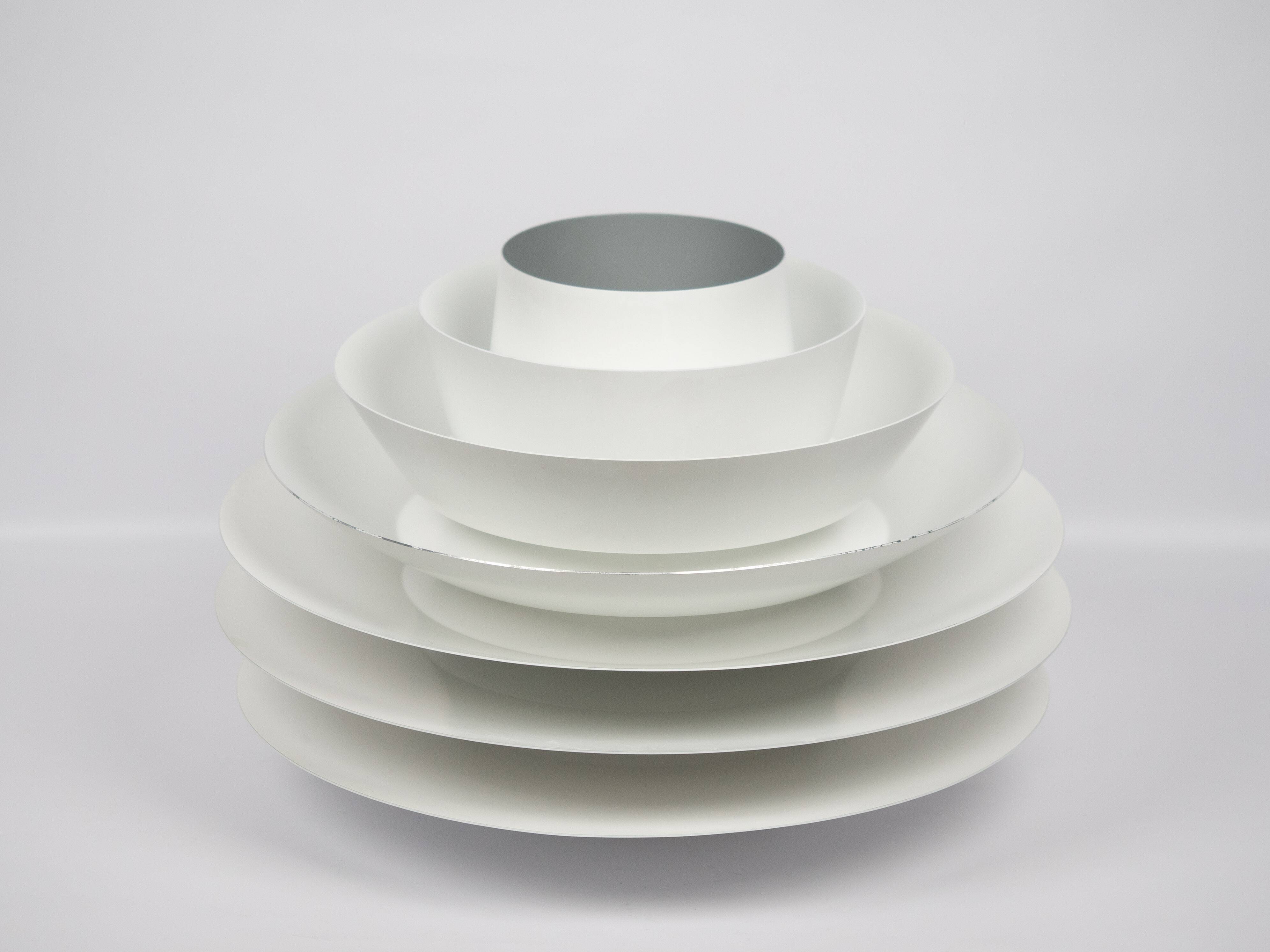 Danish vintage pendant lamp Verona by Svend Middelboe, Nordisk Solar, 1962