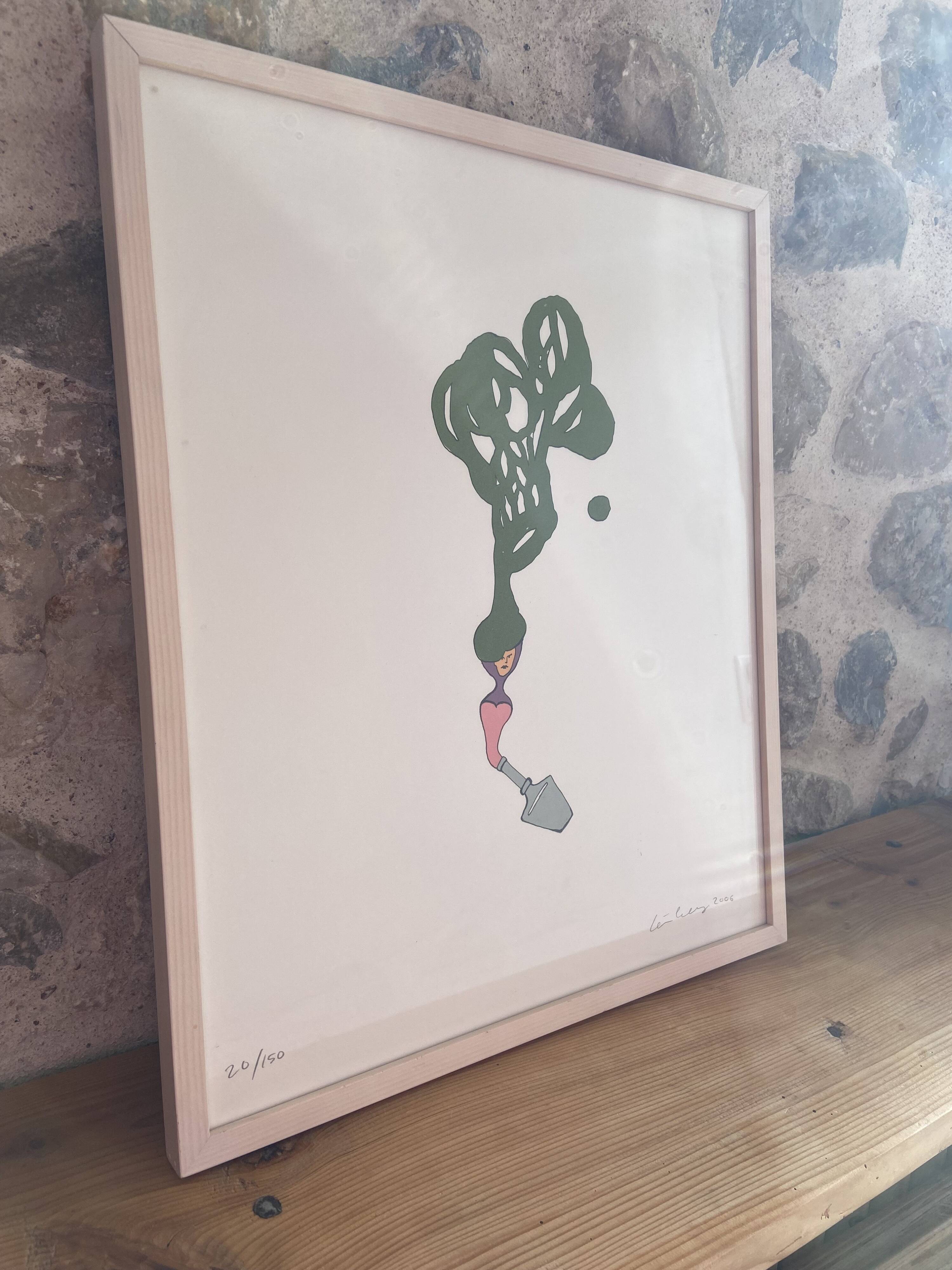 Lithograph "Mermaid" Carin Ellberg