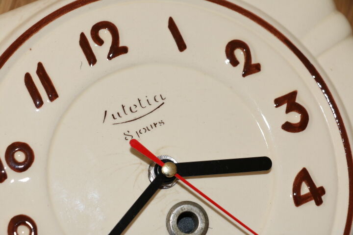 Lutetia ceramic wall clock
