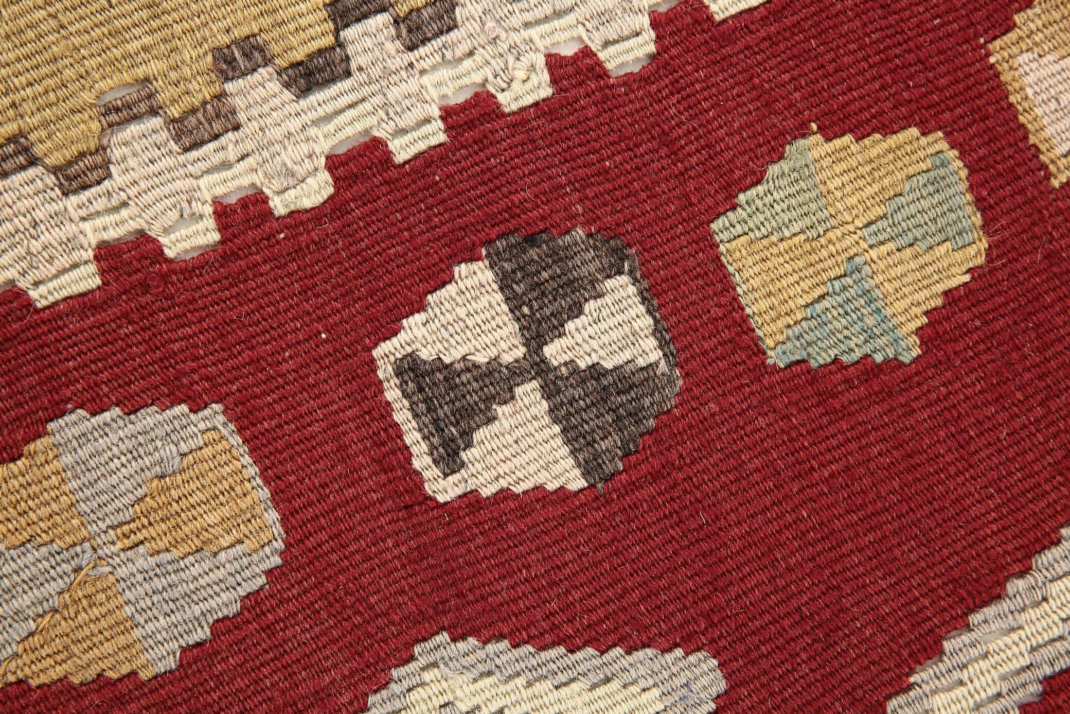 3x5 Small Size Vintage Kilim Area Rug, Ethnic Pattern Kilim, 95x143 cm