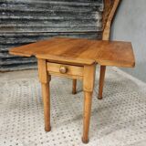 Vintage table folding table dining table side table 90x90cm
