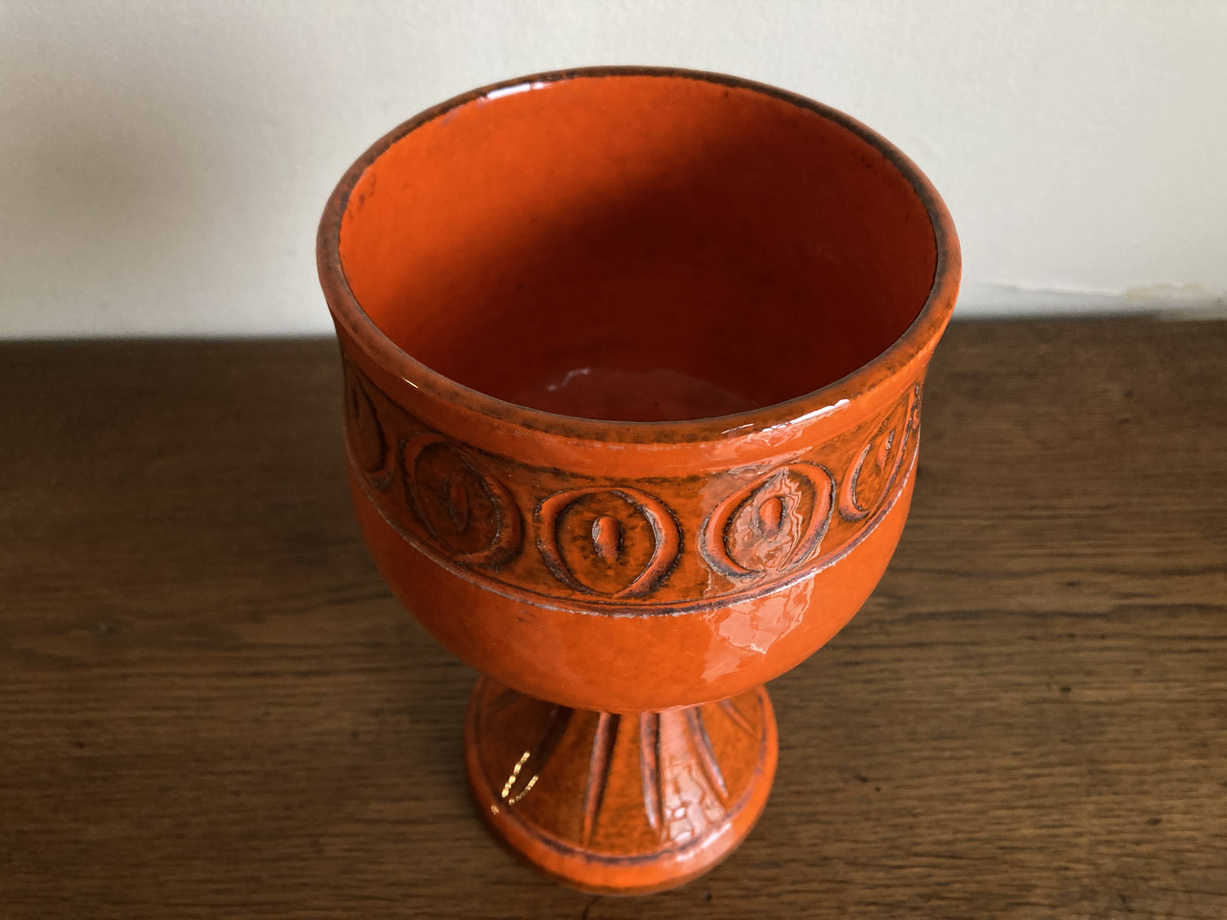 XXL ceramic 1960 Aldo Londi for Bitossi, mid-century Italian design