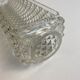 Vintage molded glass wall lamp