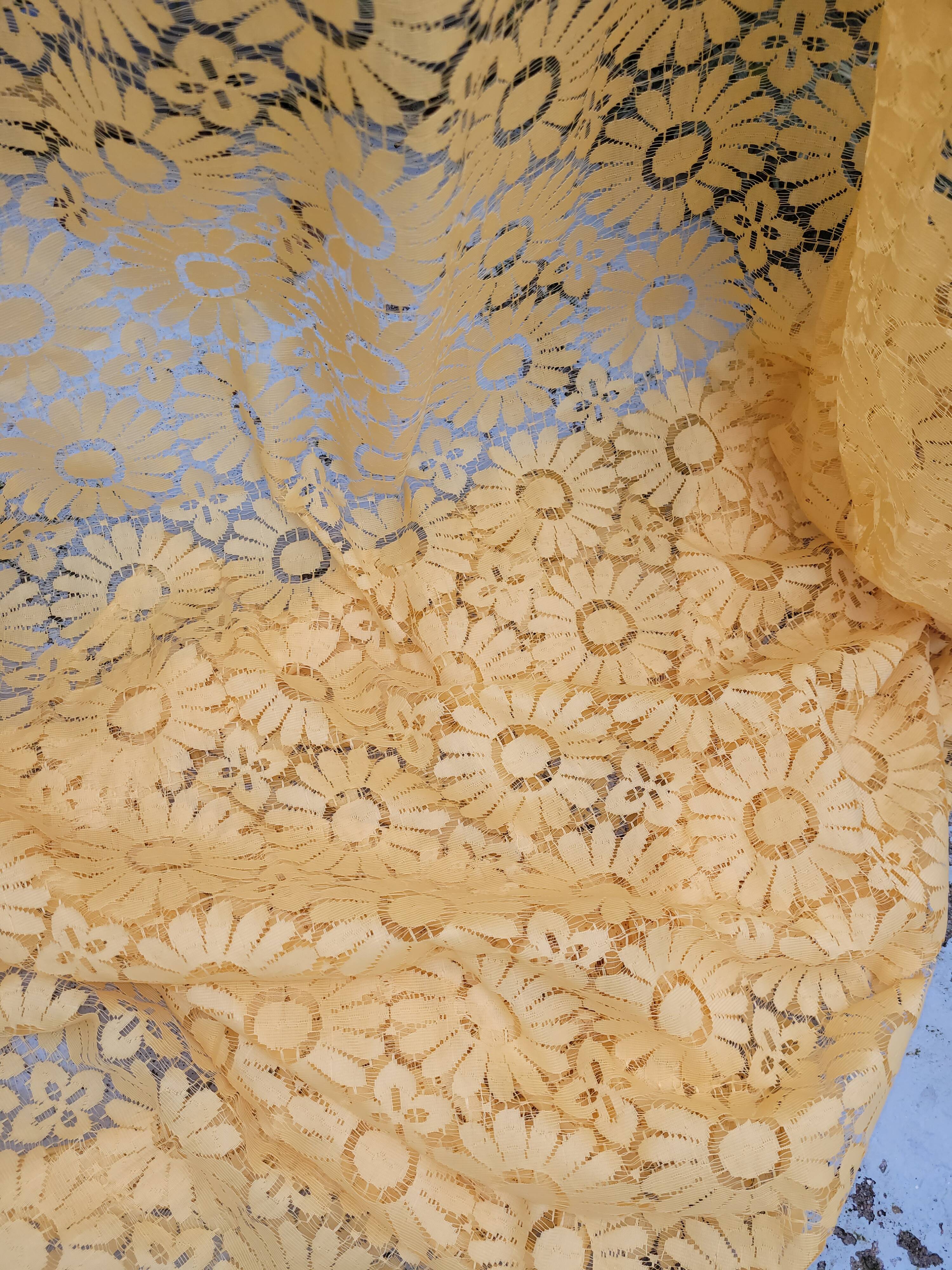 2 large 60s/70s curtains - vintage