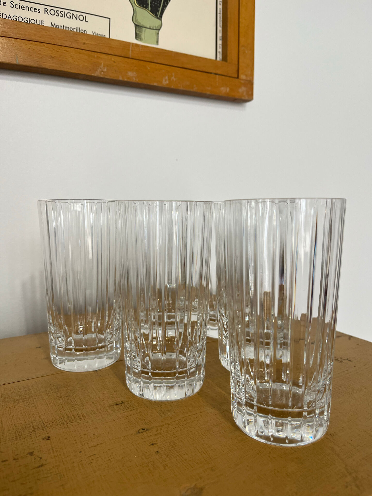 Set of 6 Baccarat "Harmonie" tankards.