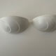 Pair of vintage plaster wall lamp, off-white, France 1970