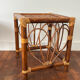 Rattan side table