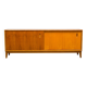 Walnut sideboard with sliding doors, 1950s, design Georg Satink