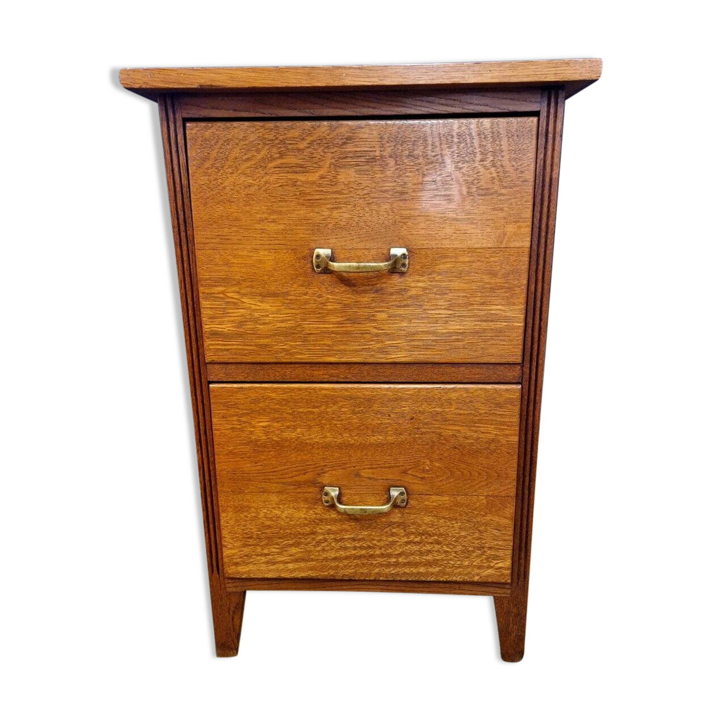 Oak workshop furniture with 2 drawers