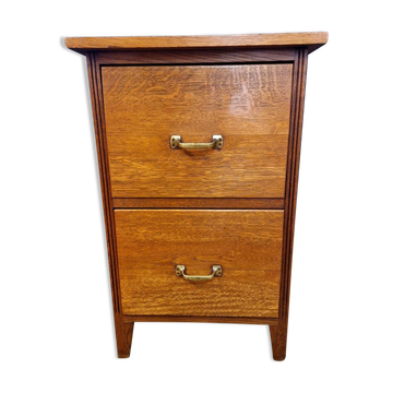 Oak workshop furniture with 2 drawers