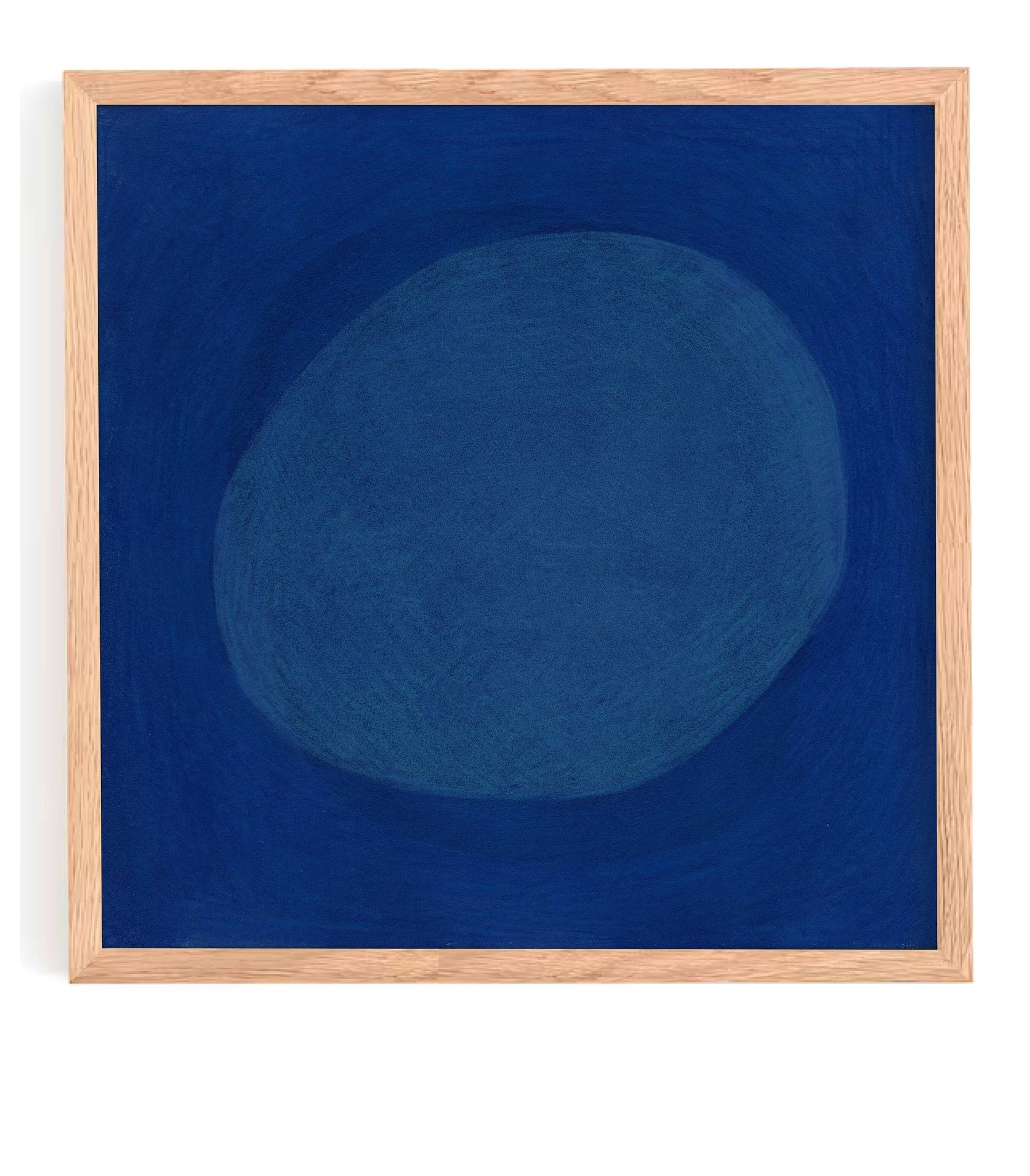 Peinture abstraite sur papier 30x30 décoration murale signée Eawy