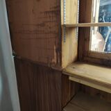 Bistro corner bookcase