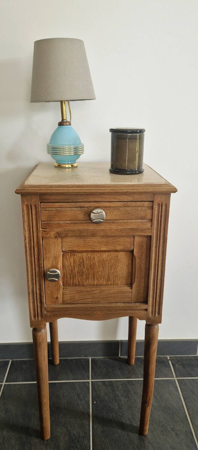 Table chevet - Style Louis XVI - Chêne massif