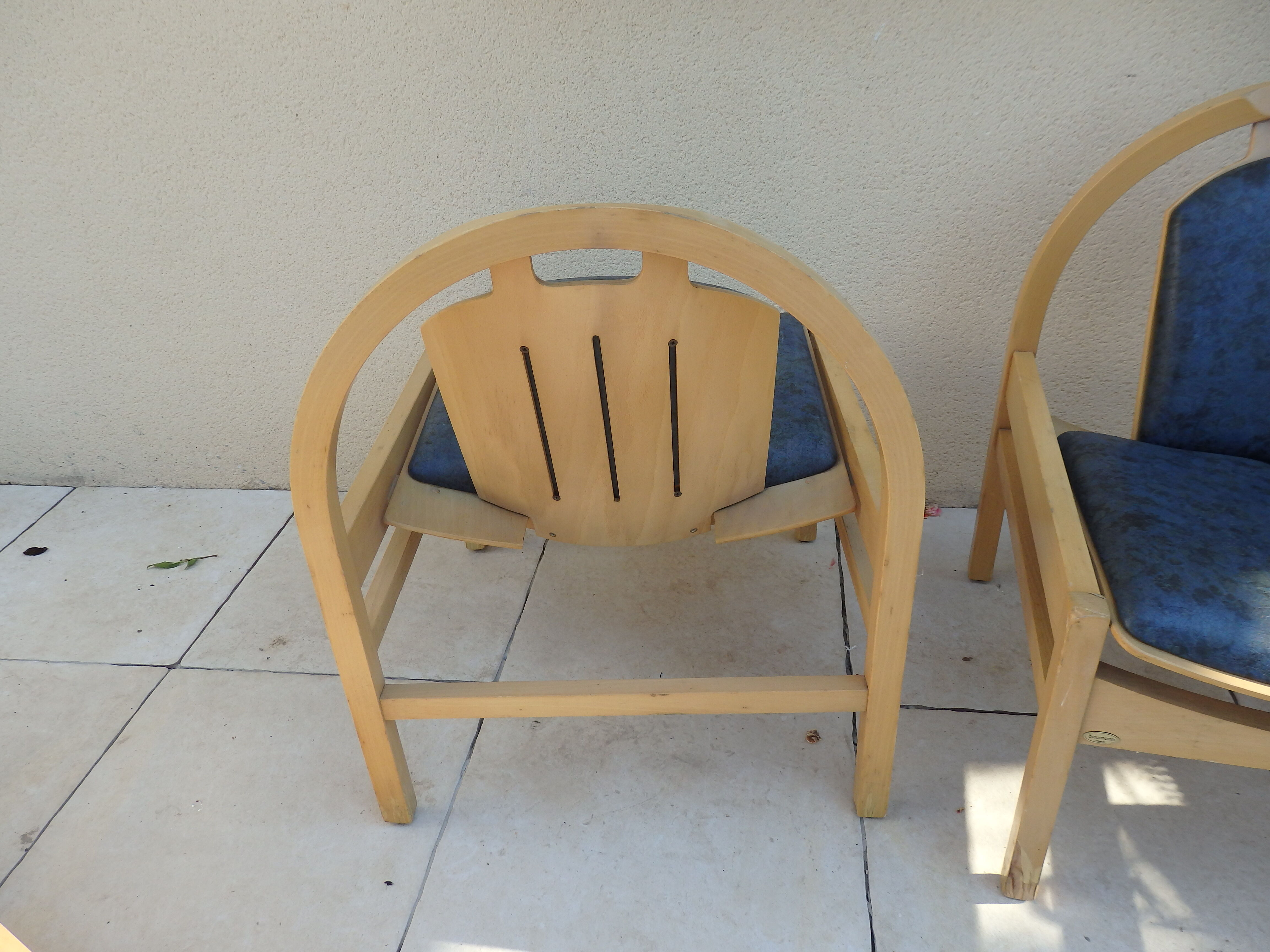 4 armchairs and 1 table Baumann argos