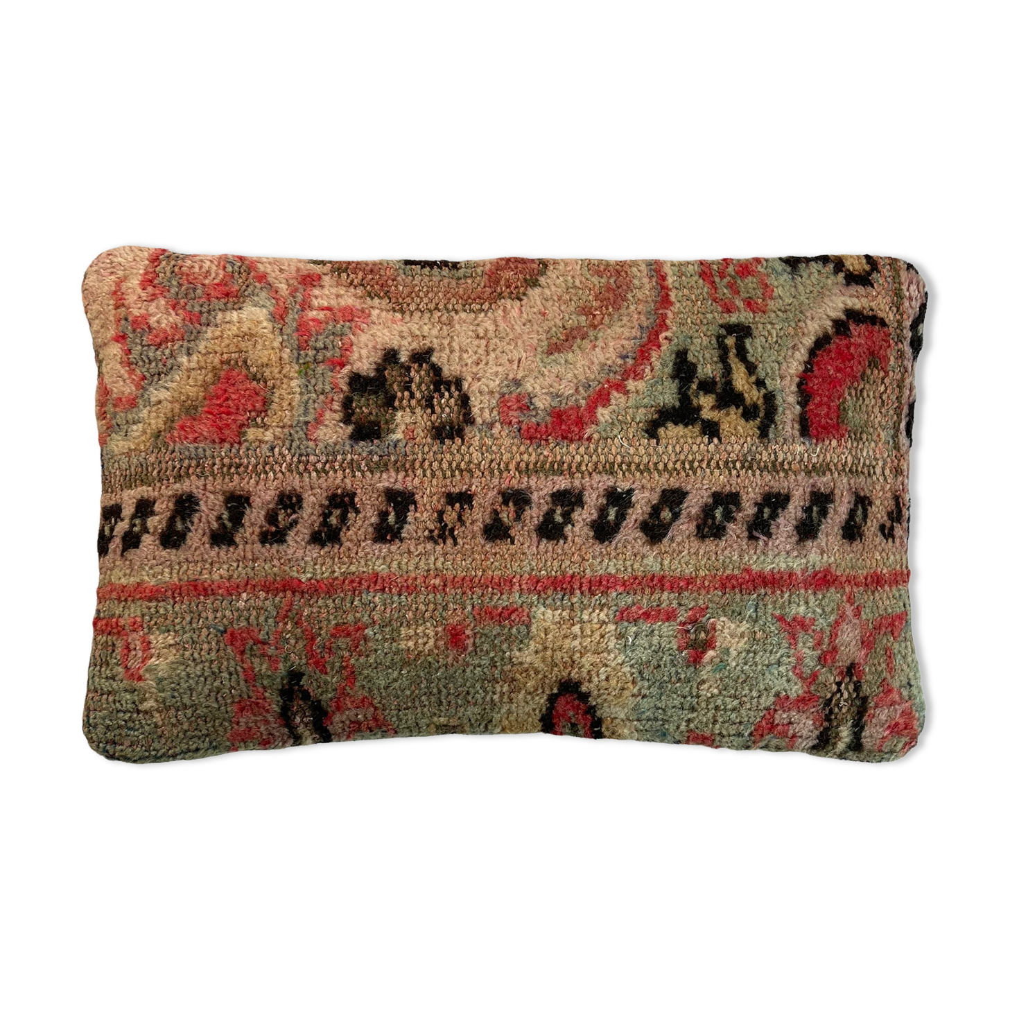 Housse de coussin de tapis turc vintage 30 x 50 cm