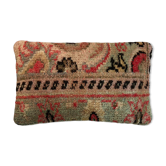 Housse de coussin de tapis turc vintage 30 x 50 cm