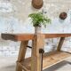 Solid wood workbench